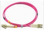 Broxnet Duplex LC/UPC to LC/UPC OM4 50/125 2.0mm 2M LSZH Fiber Patch Cable